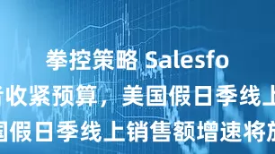 拳控策略 Salesforce：消费者收紧预算，美国假日季线上销售额增速将放缓